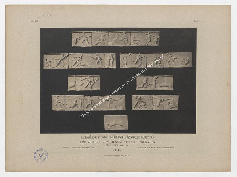 Frise du monument chorégique de Lysicrate