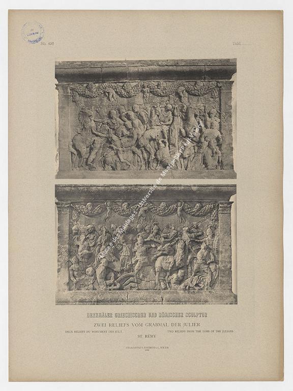 Deux reliefs du mausolée de Glanum